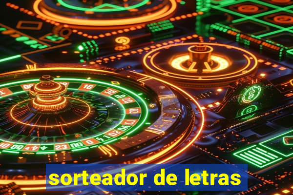 sorteador de letras